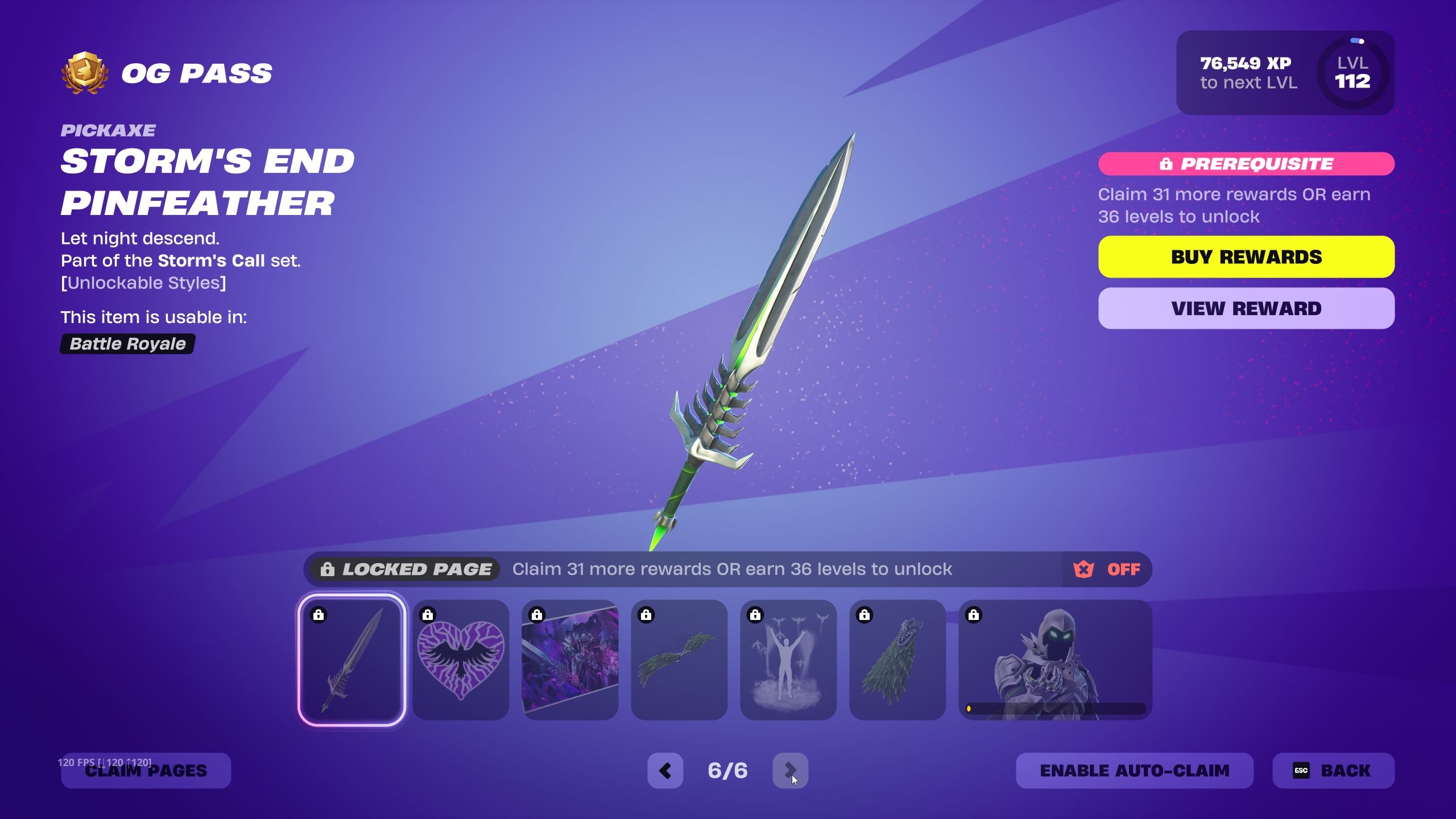 Fortnite و فصل 1 فصل 3 نبرد پاس صفحه 6