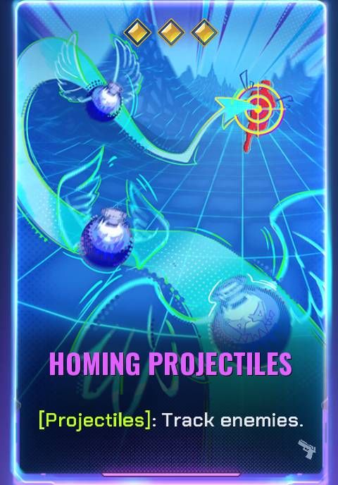 Homing Projectiles Shard Card