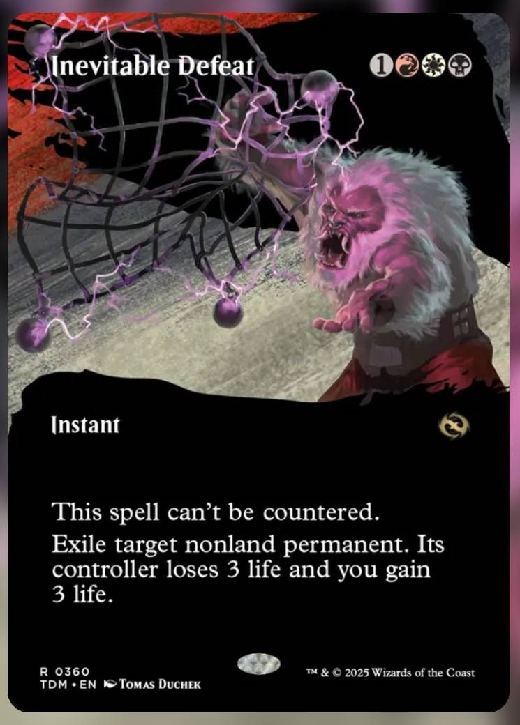 Inevitable Defeat Alt Art