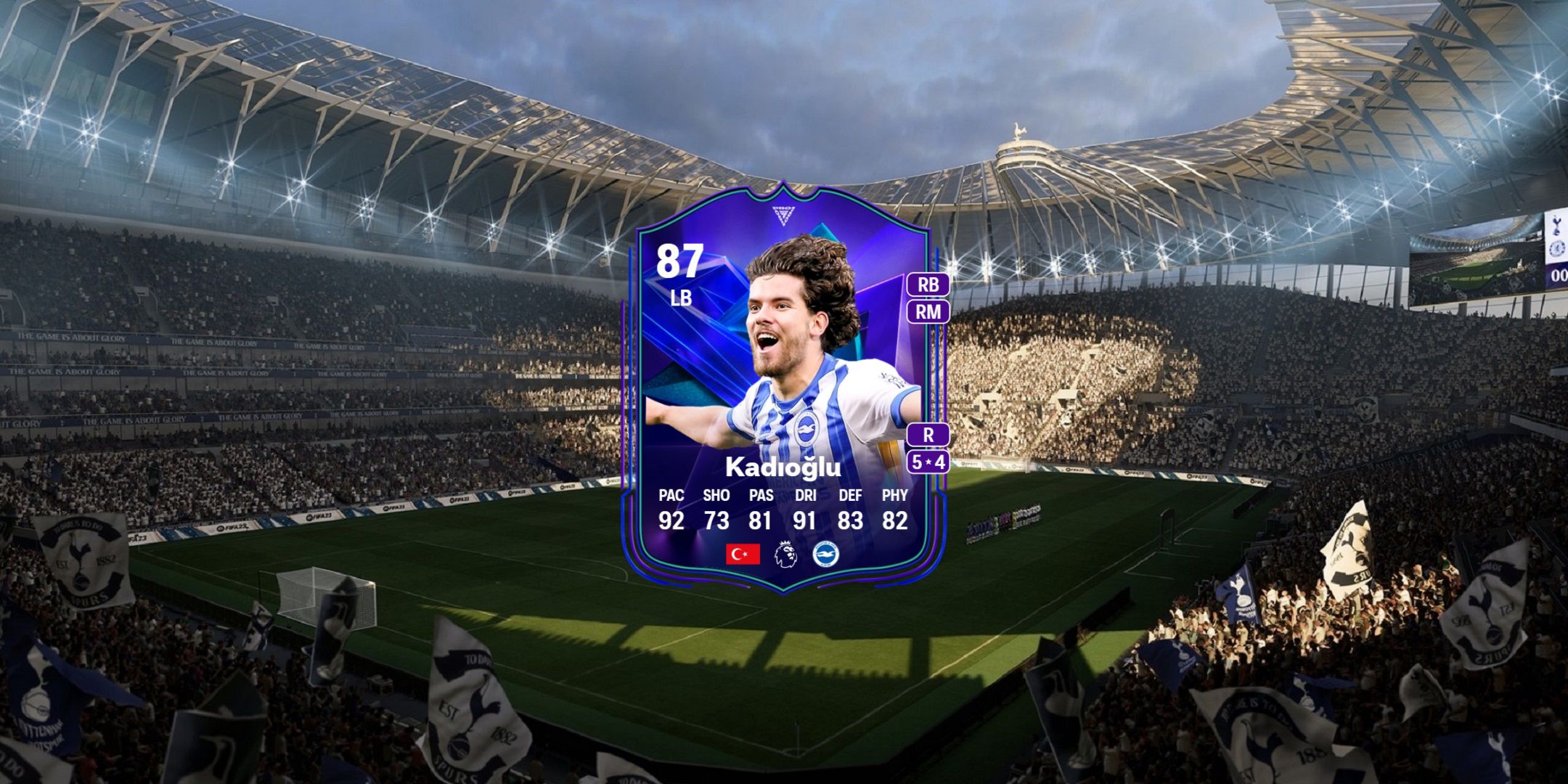 کارت Kadioglu در EA Sports FC 25.