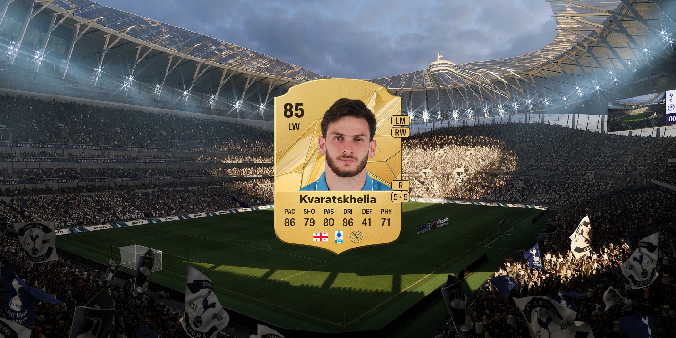 کارت Khvicha Kvaratskhelia در EA Sports FC 25.