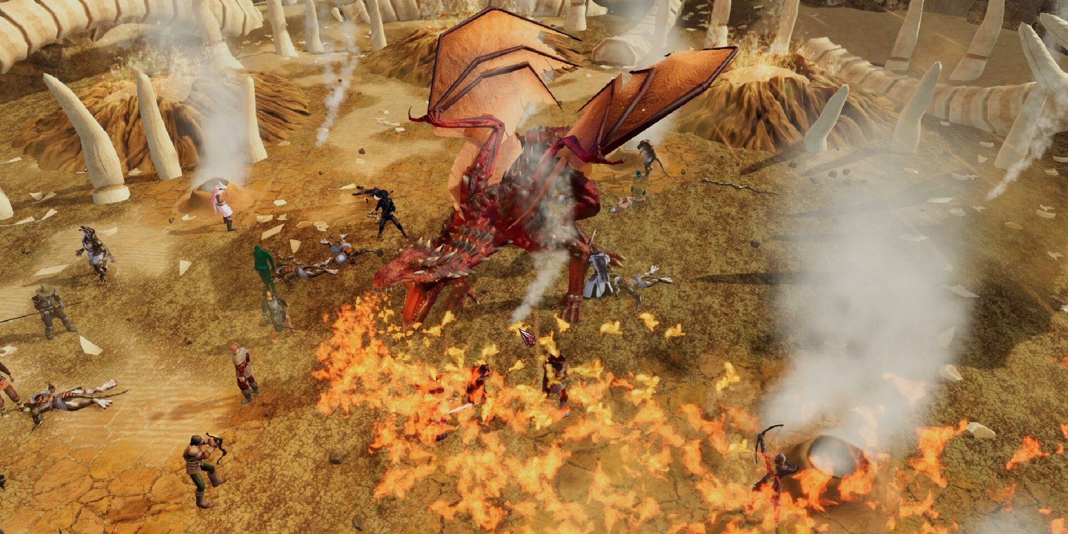 Many players face the dragon in the legends of the Arya Classic image.