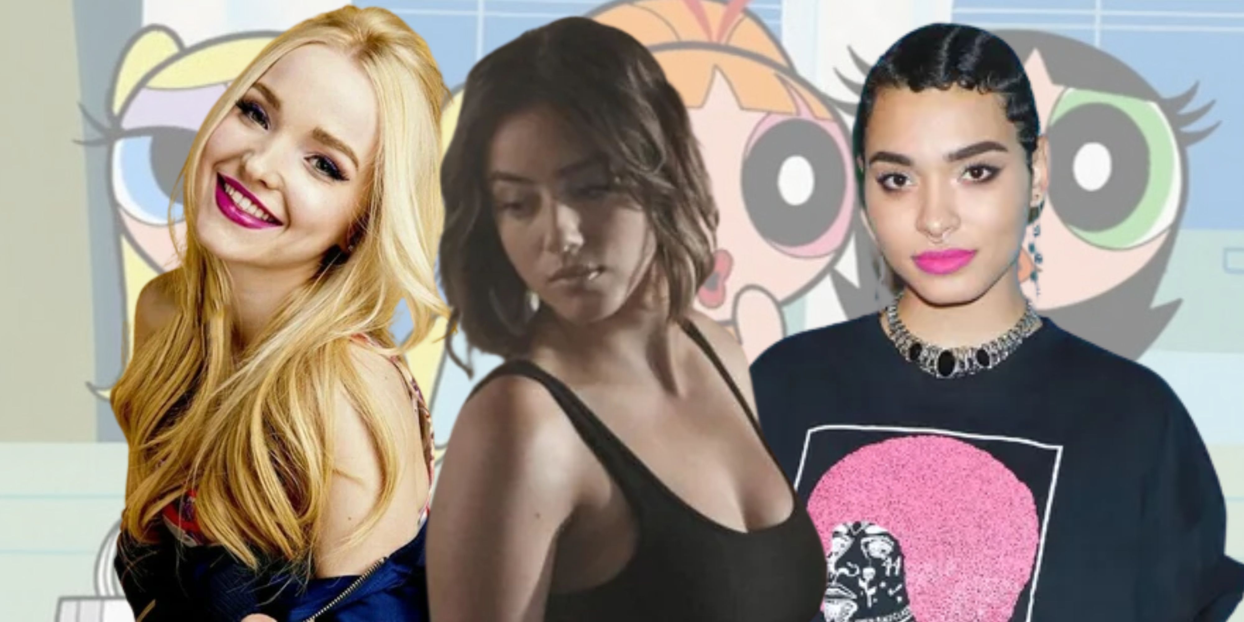 Live action Powerpuff cast overlayed on cartoon versions