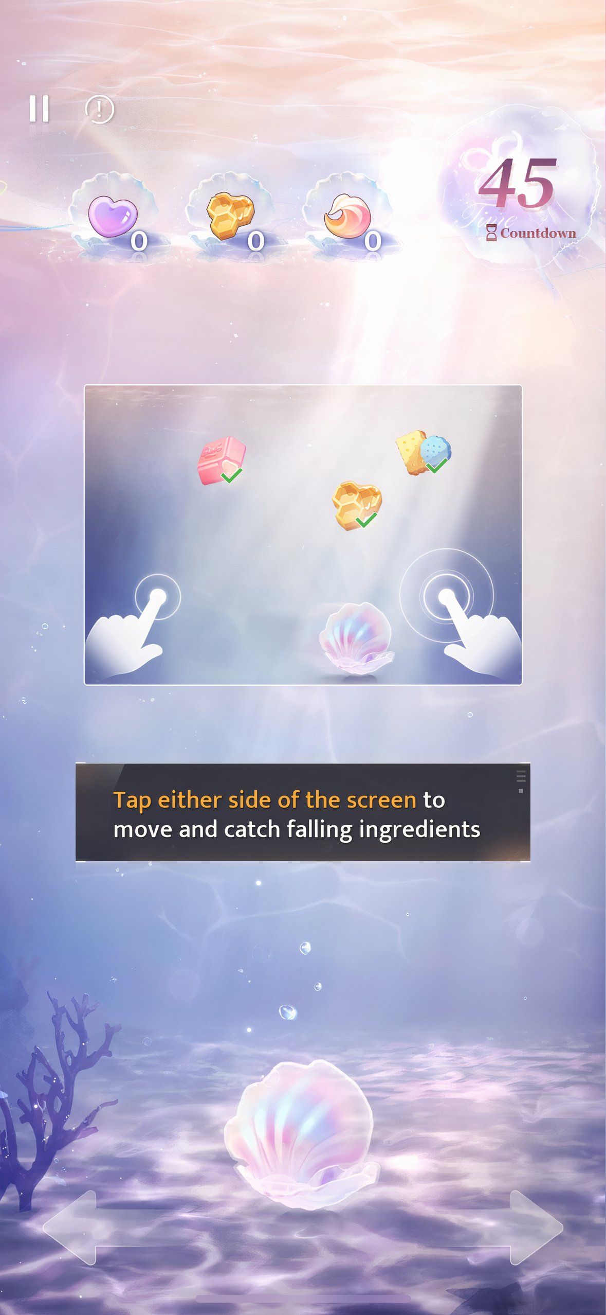 Love and DeepSpace: A picture of the Inspiration Collection Stage instructions.