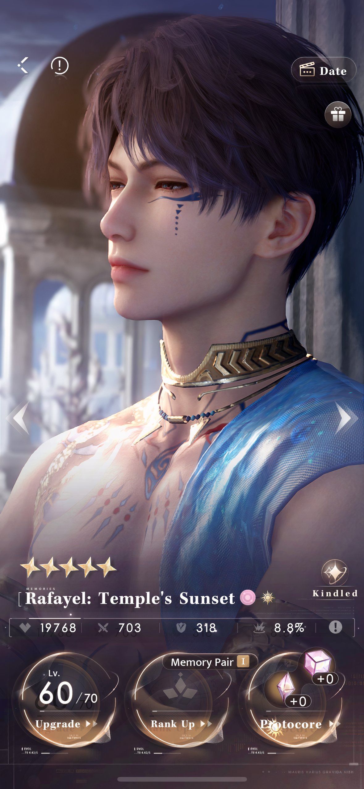 Love And Deepspace: Rafayel's rerun Myth memory.