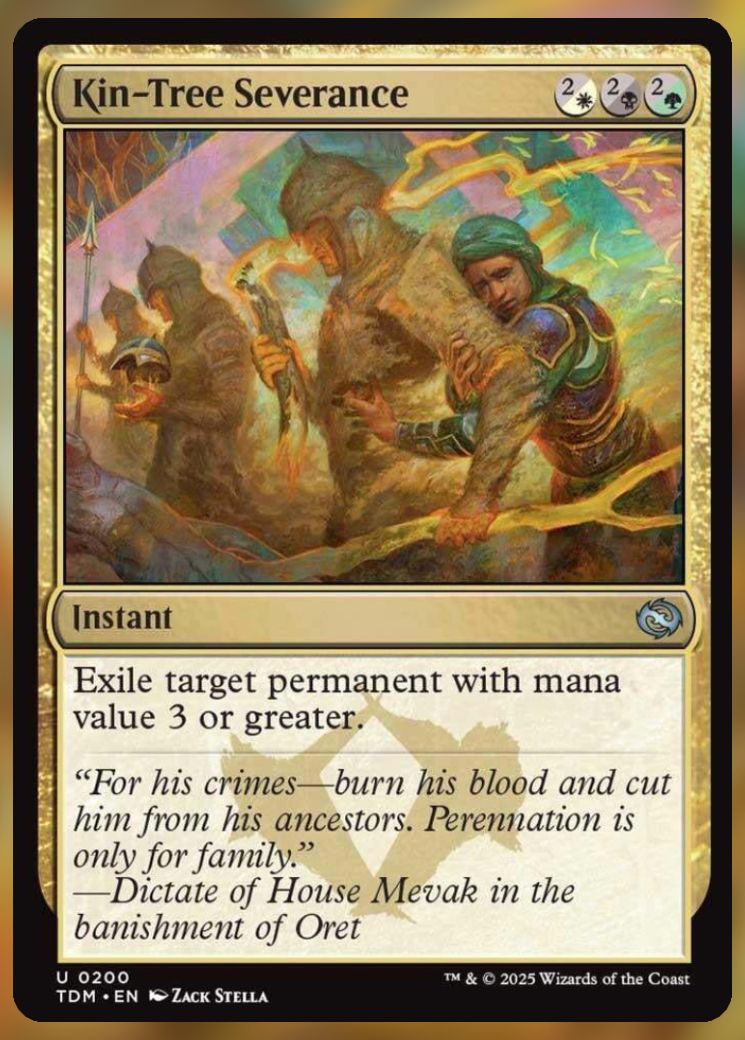 Magic The Gathering in-Tree Severance Card.