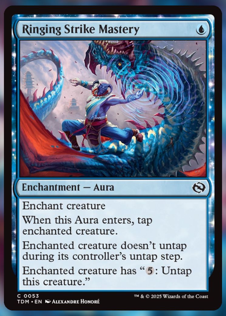 Magic The Gathering Ringing Strike Mastery Card.