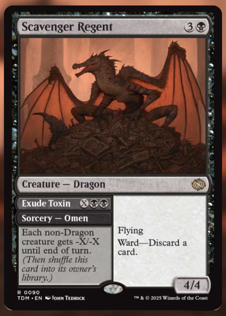 Magic The Gathering Scavenger Regent Card.