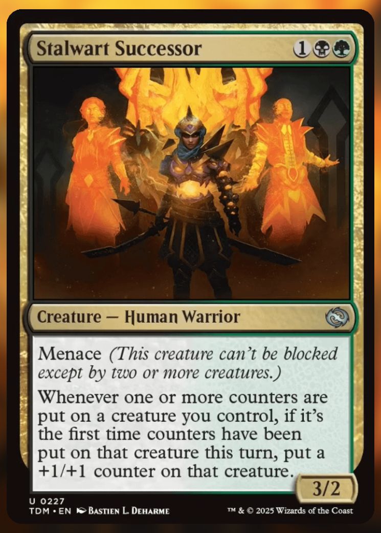 Magic The Gathering Stalwart Successor Card.