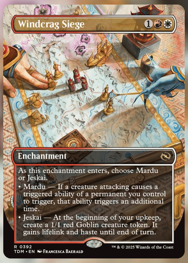 Magic The Gathering Windcrag Siege Alt Card.