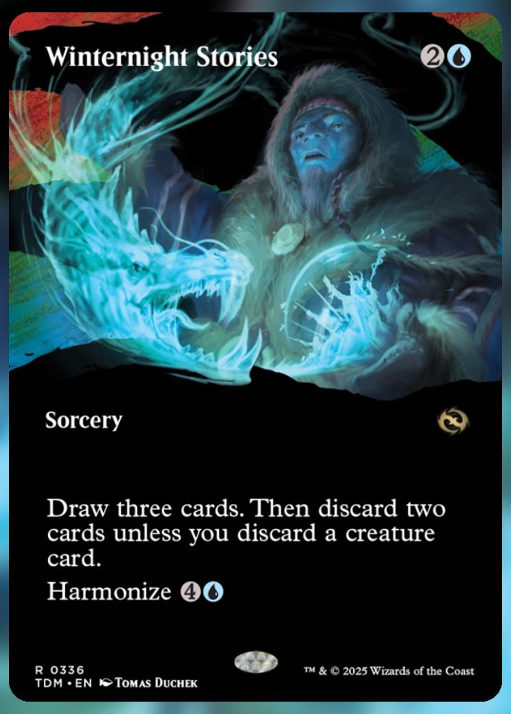 Magic The Gathering Winternight Stories Alt Card.