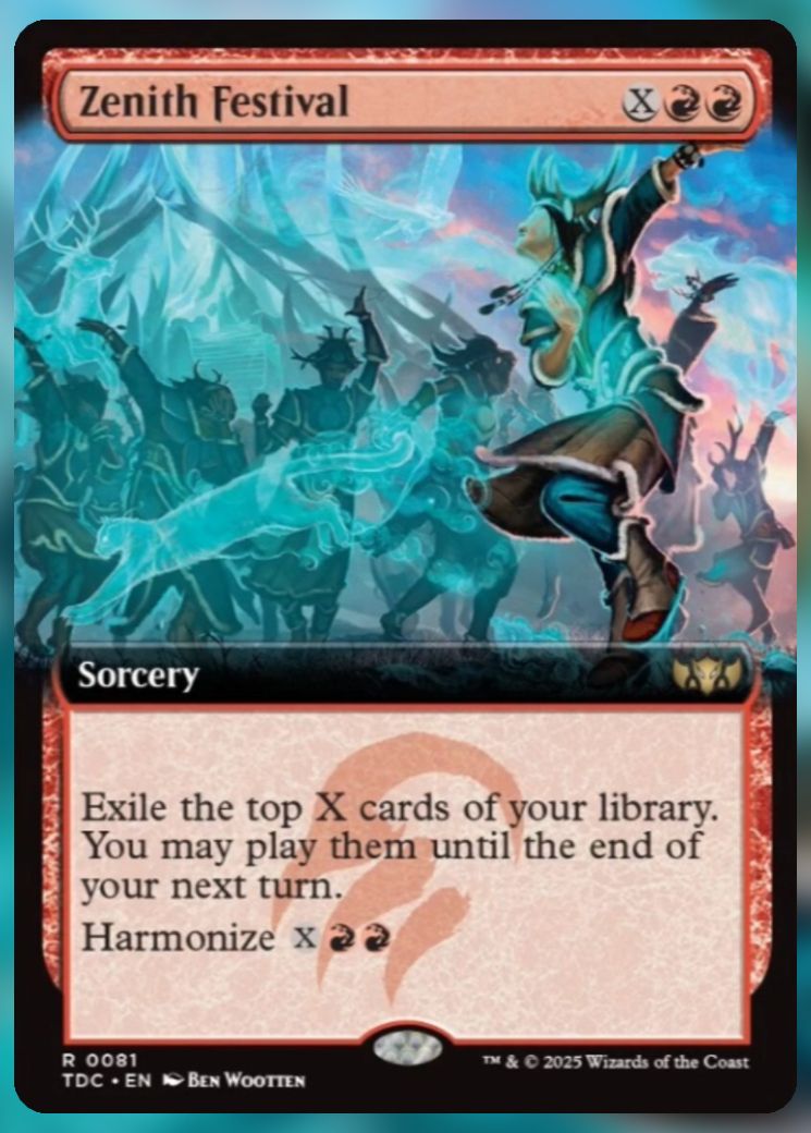 Magic The Gathering Zenith Festival Alt Card.