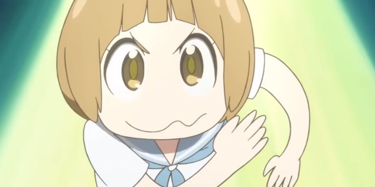 Mako is attracting attention with confusing expressions in Kill La Kill.