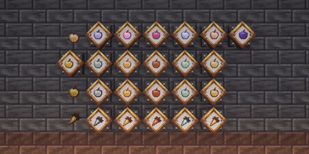 Metal food levels in mine craft.