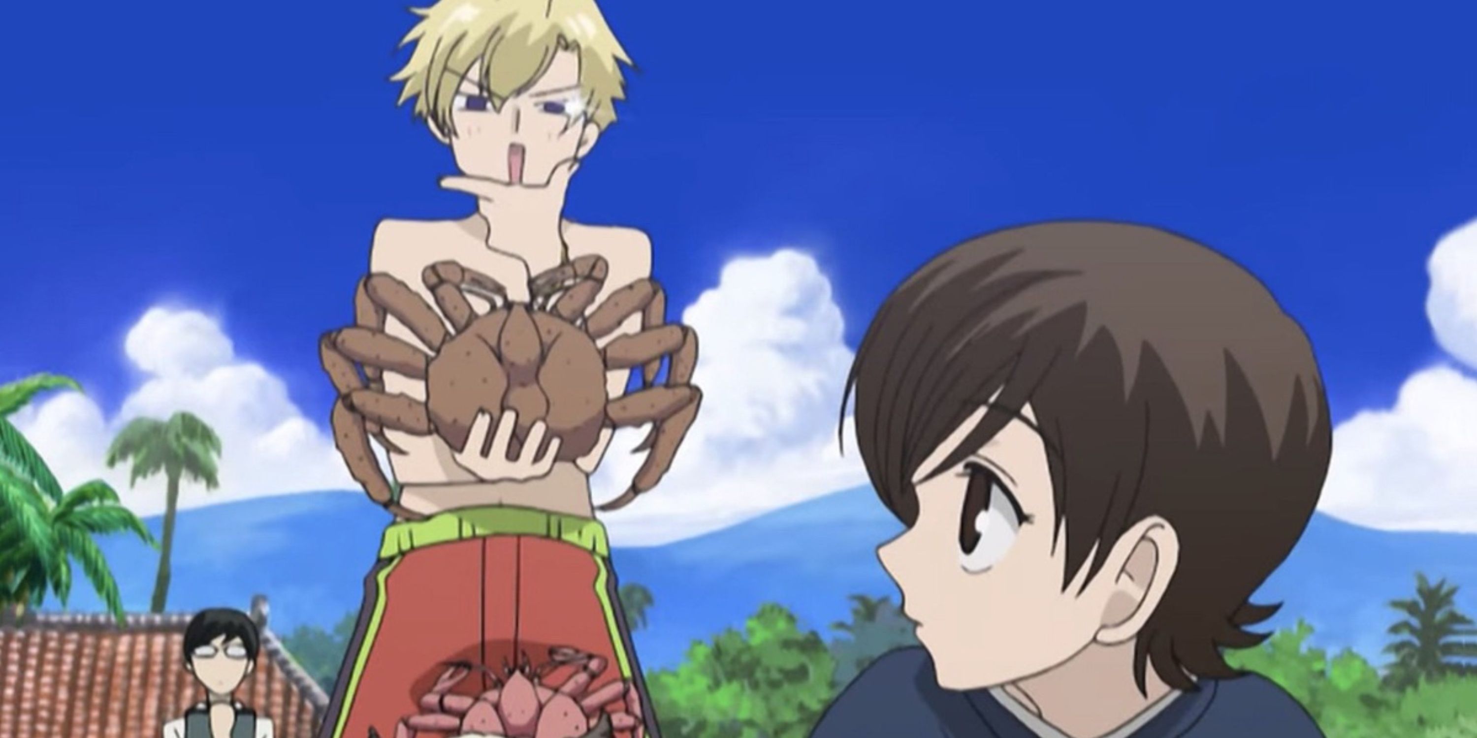 Looking at the shellfish at the host club of Tamaki and Harohi and Haroi and Oen High School on the beach. 