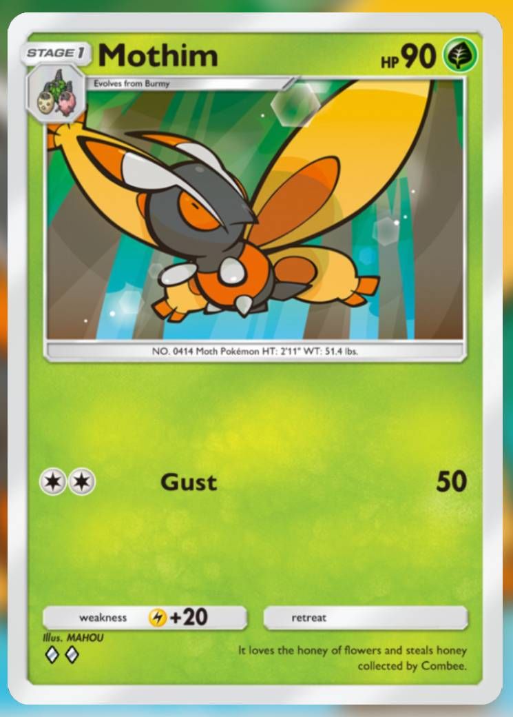 The Mothim card, from Triumphant Light.