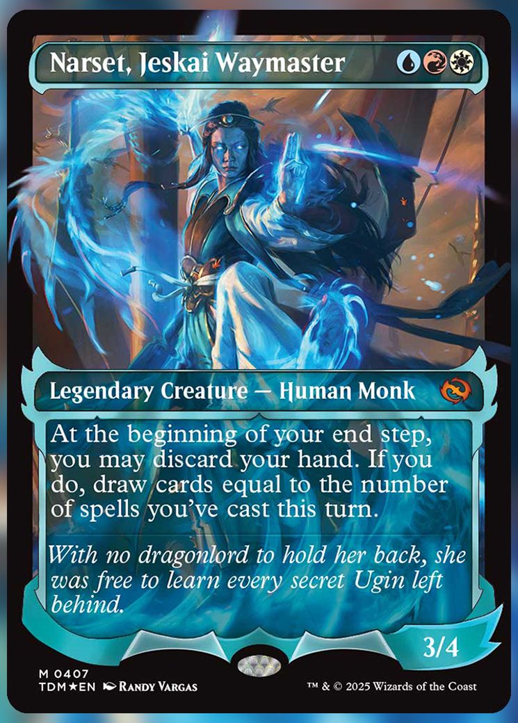 Narset, Jeskai Waymaster ghostfire