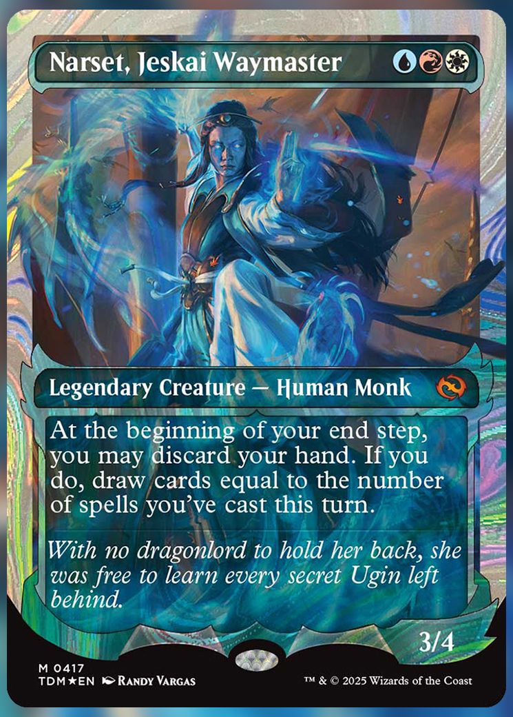 Narset, Jeskai Waymaster halo foil