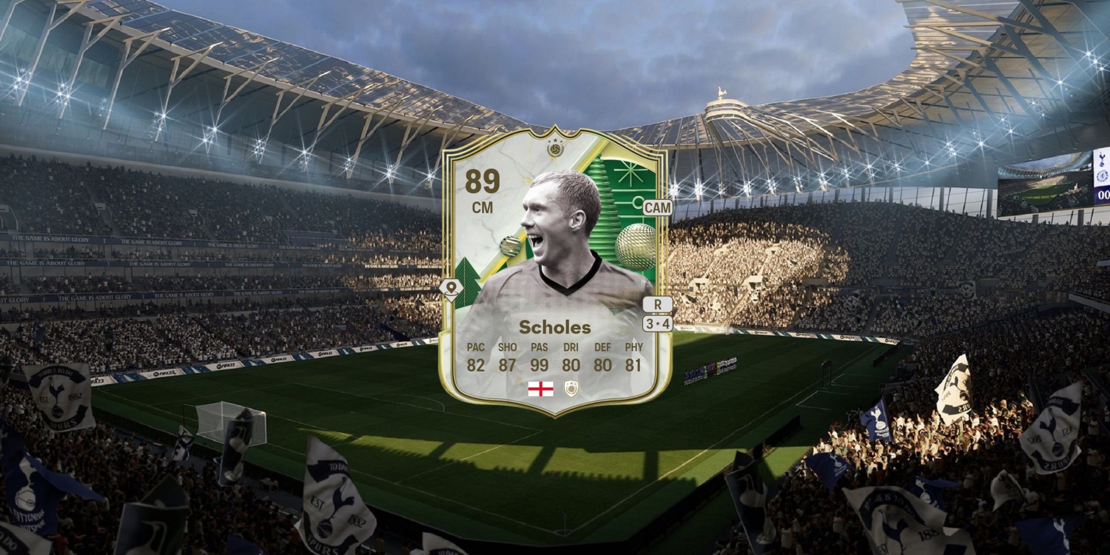 Paul Scholes' card in EA Sports FC 25.