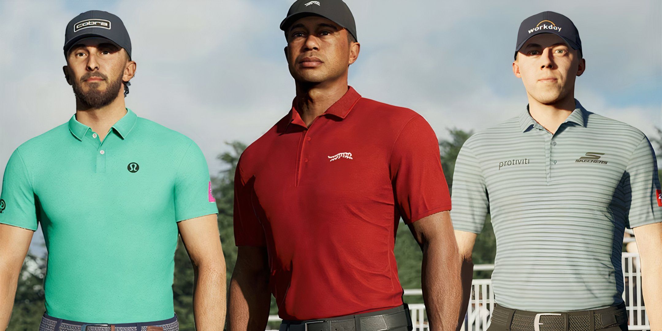 The cover athletes of PGA Tour 2K25.
