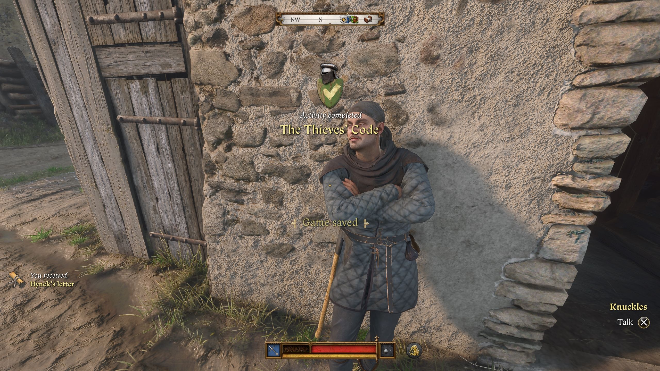 Player just completed the thieves' code quest - kcd2