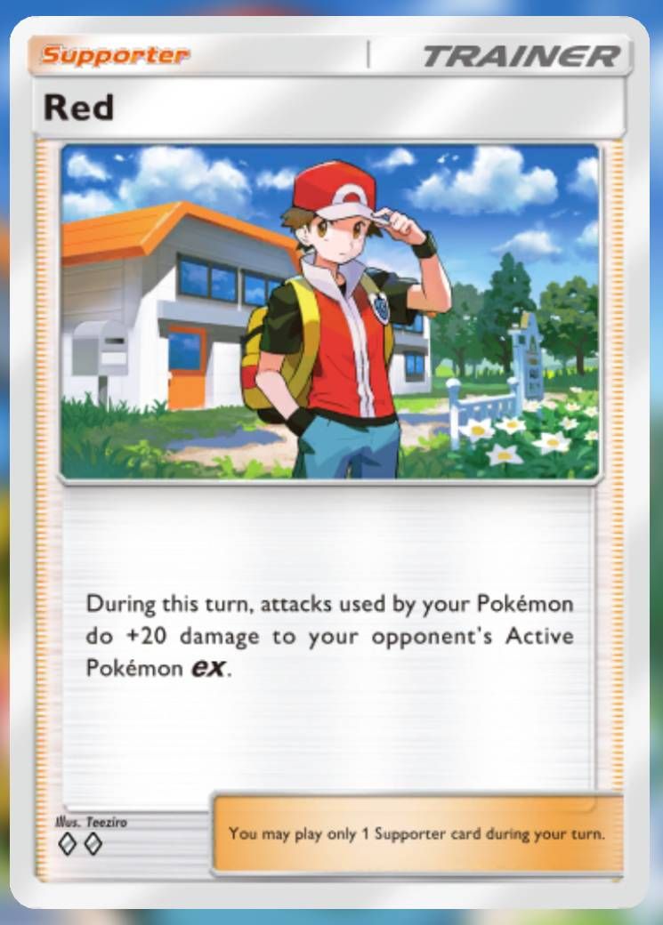 Red card, from shining indicators.