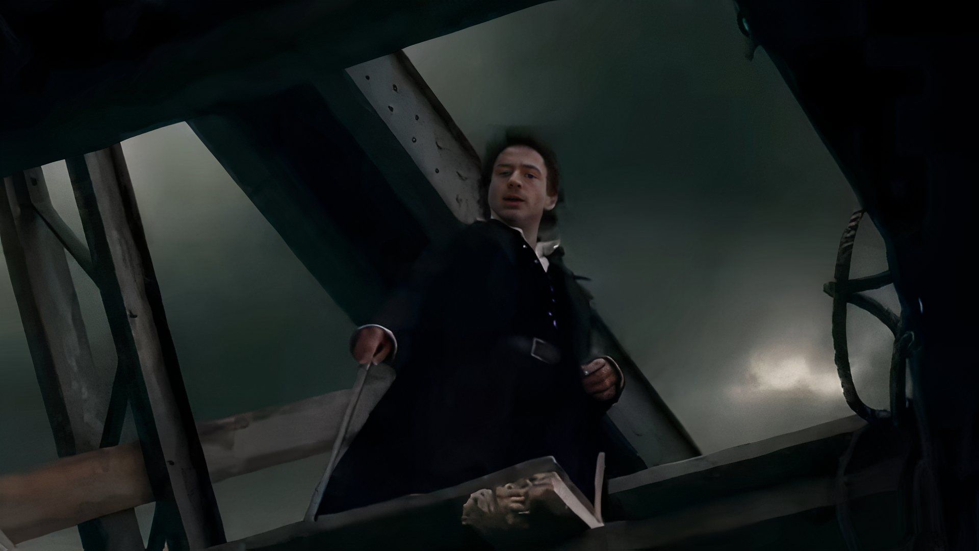 Ruberi Dune in the movie trailer as Junior Sherlook Holmes.