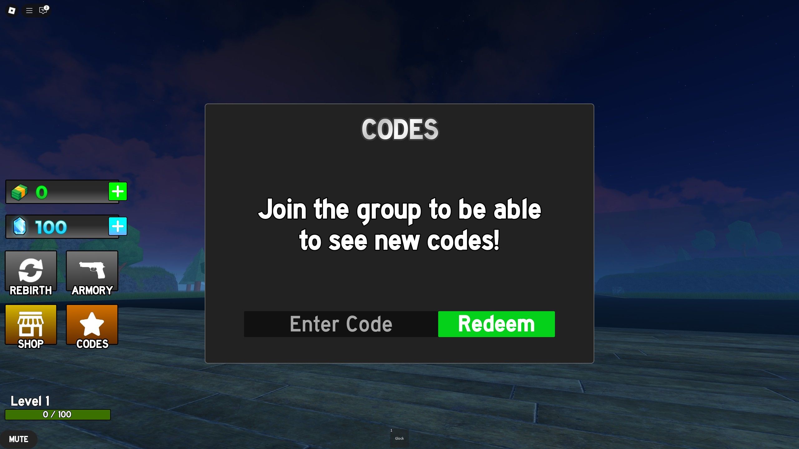 the codes box in Undead Rising Tycoon on Roblox