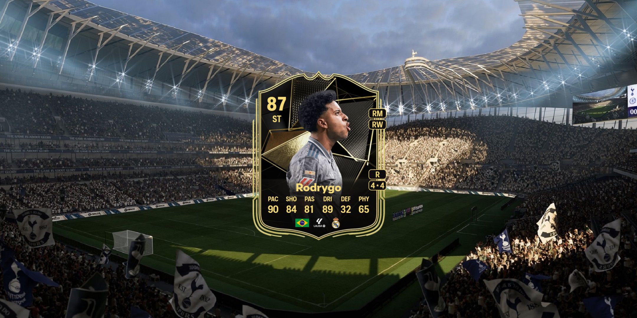 کارت Rodrygo در EA Sports FC 25.