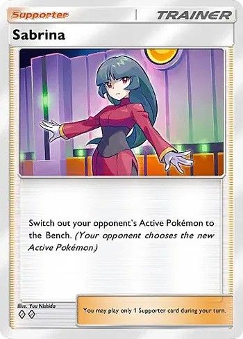 Sabrina in Pokemon TCG Pocket