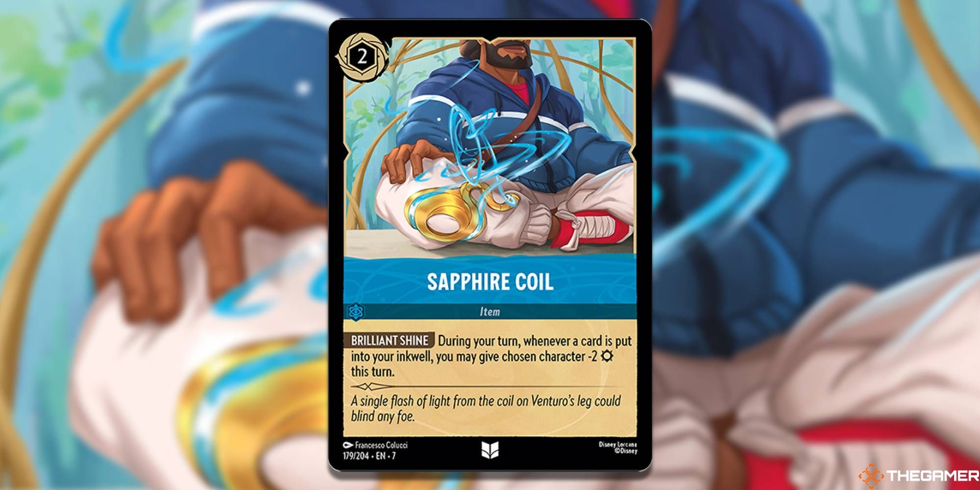 Sapphire Coil Lorcana Card