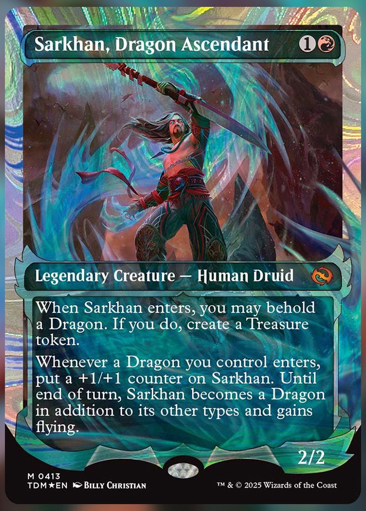 Sarkhan, Dragon Ascendant halo foil