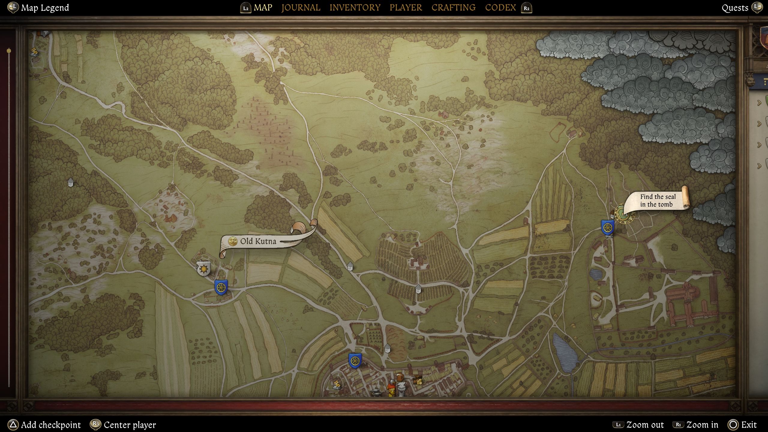 Map sedletz monastery location -KCD2