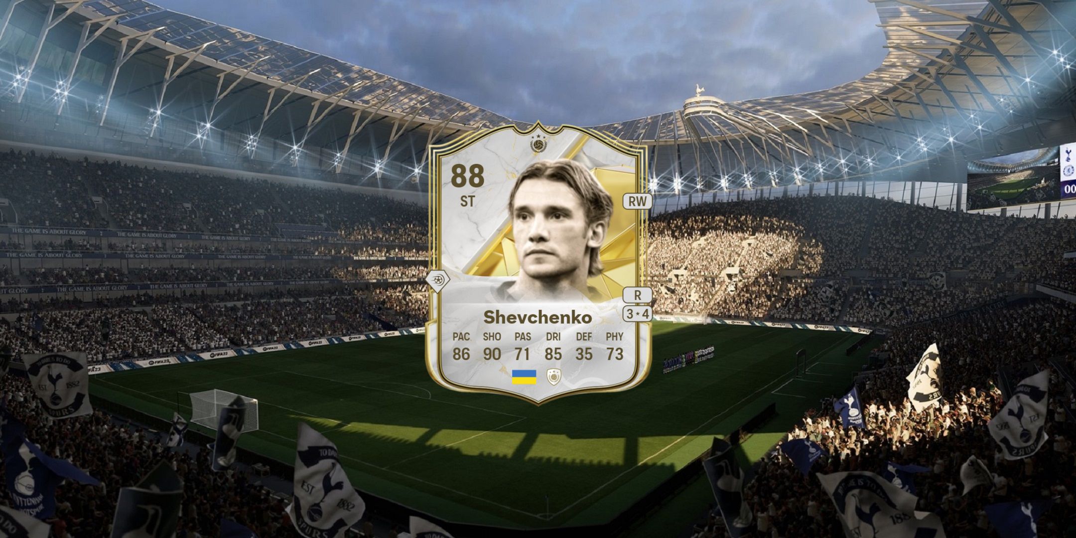 کارت Shevchenko در EA Sports FC 25.
