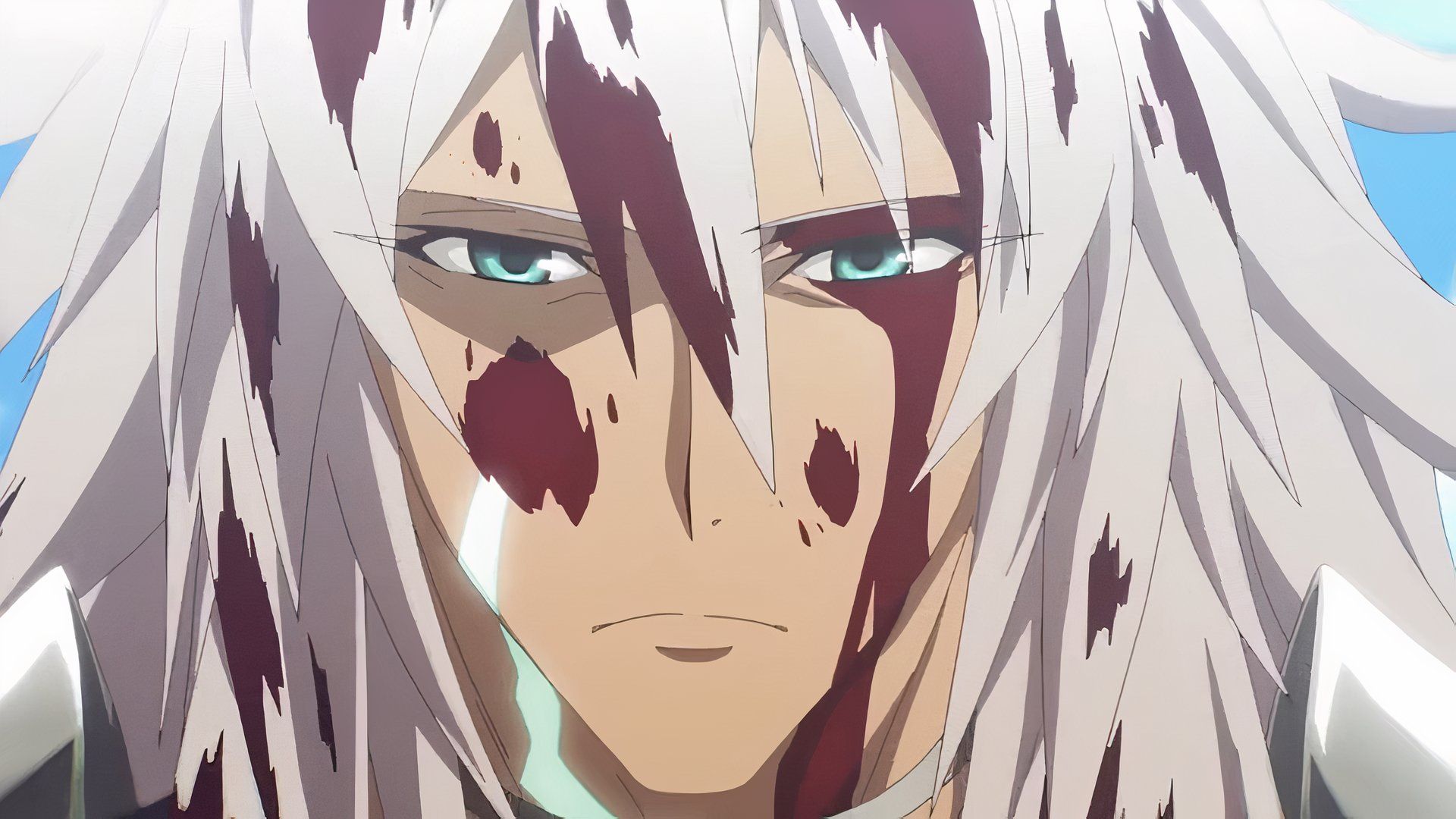 Siegfried covered with blood in the apocrypha fate.