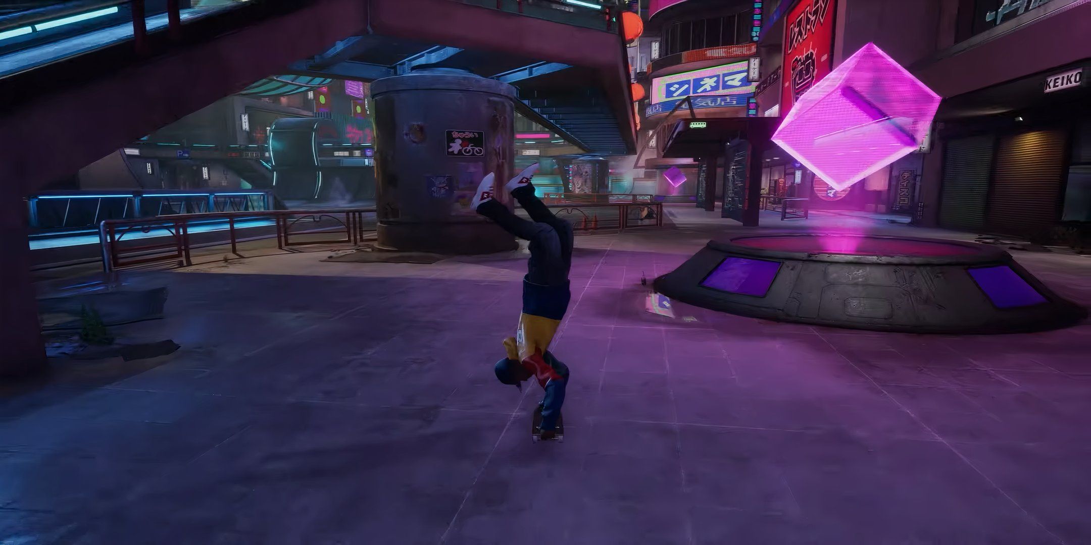 skater doing handstand in tony hawk&rsquo;s pro skater 3 4.