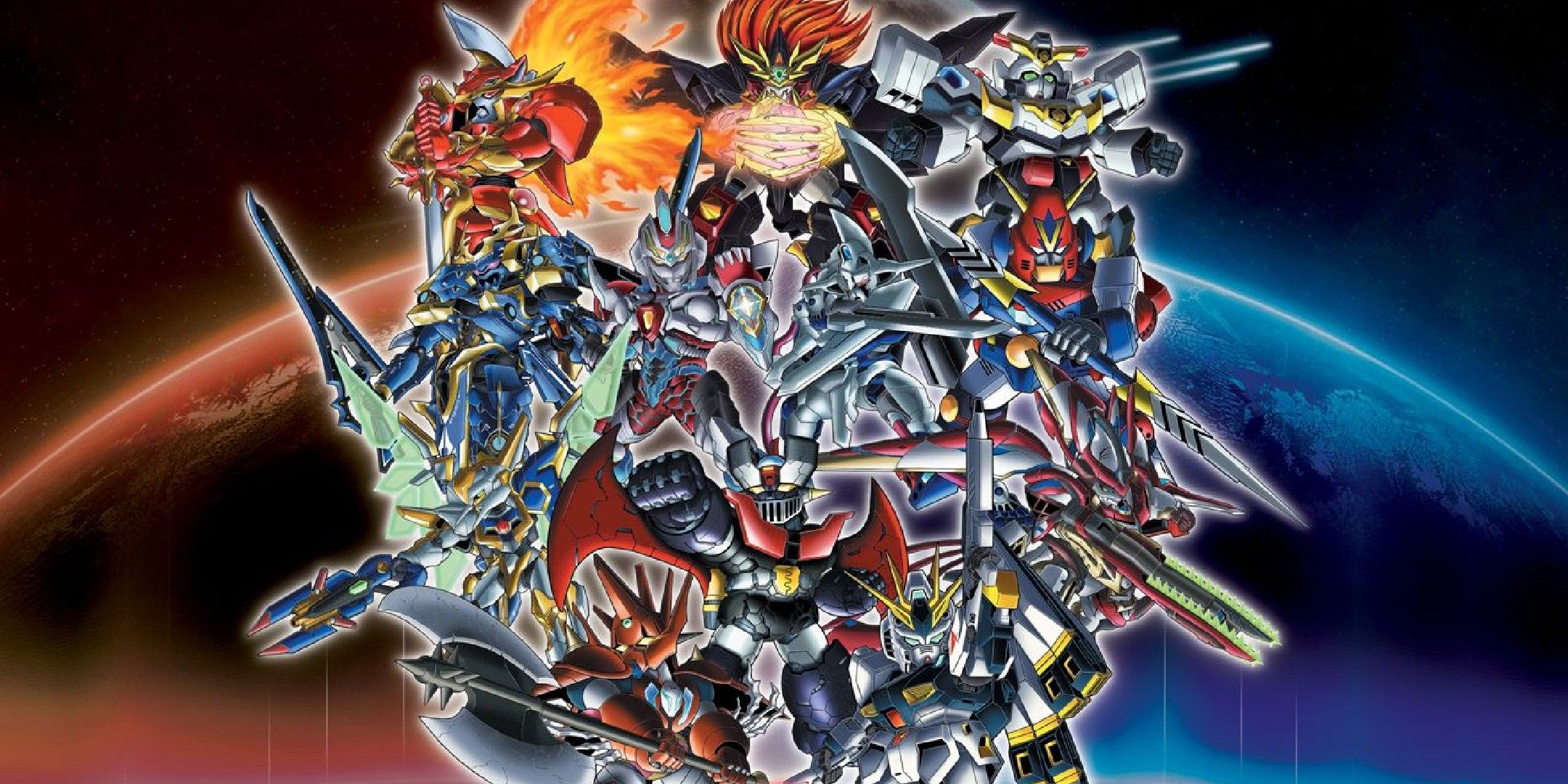 Super Robot Wars image showing the main roster.
