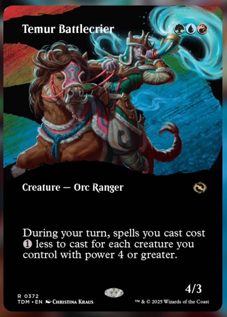 Temur Battlecrier Alt Art (1)