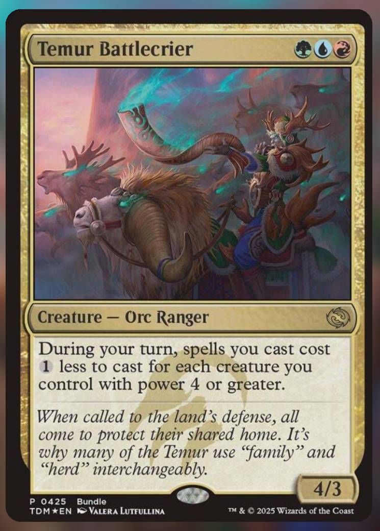Temur battlecrier Alt Art