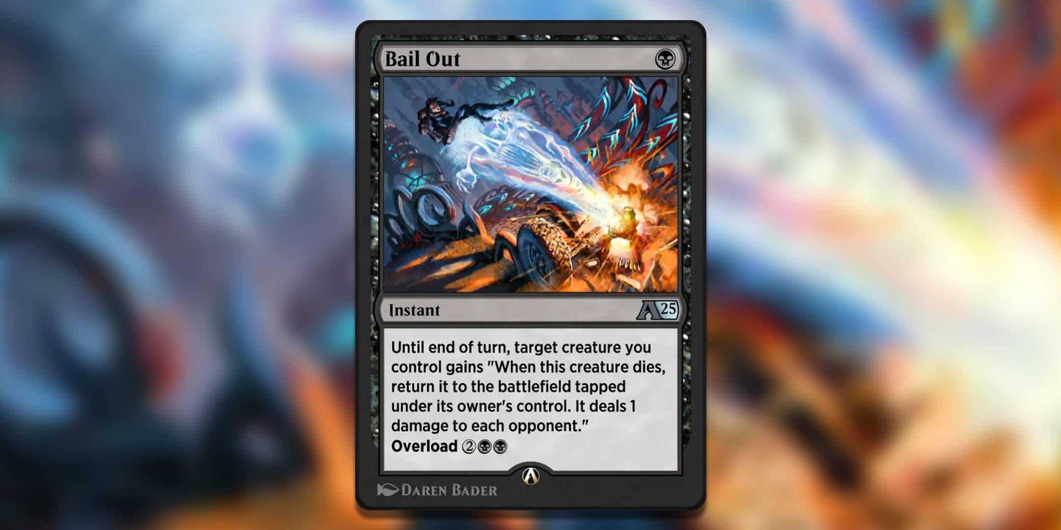 The Magic The Gathering card Bail Out by Daren Bader.