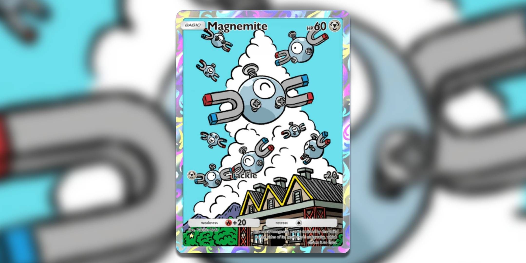 The Pokemon TCG Pocket card Magnemite by Toda.