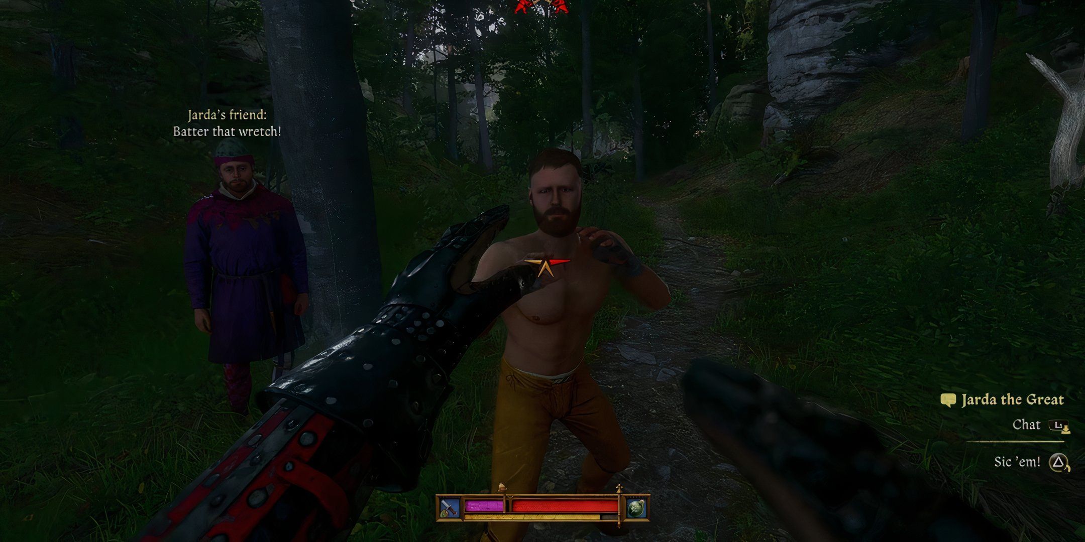 Fighting jarda the great in kingdom come deliverance 2.