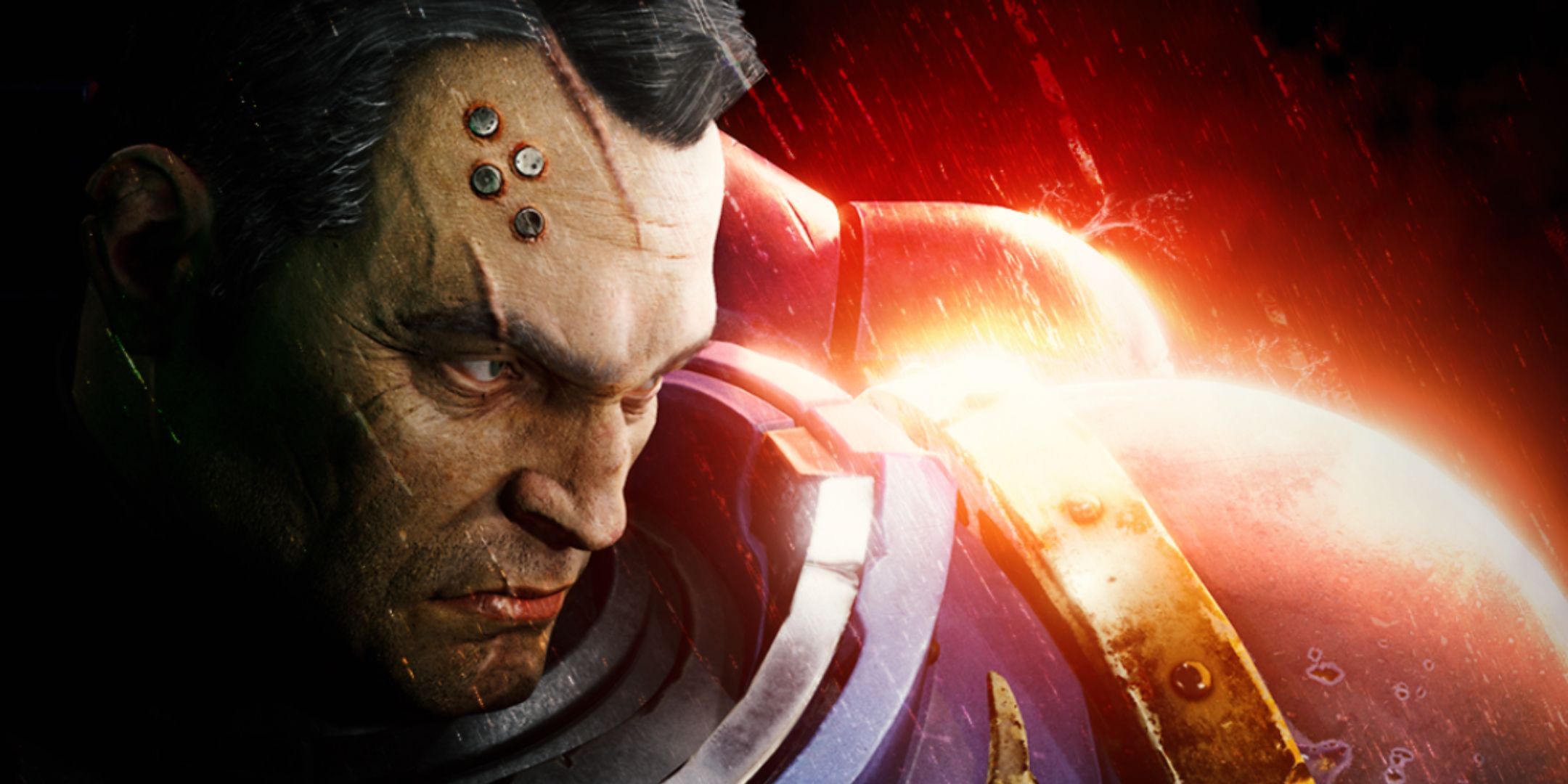 Titus looking angry in the announcement for Warhammer 40K: Space Marine 3.