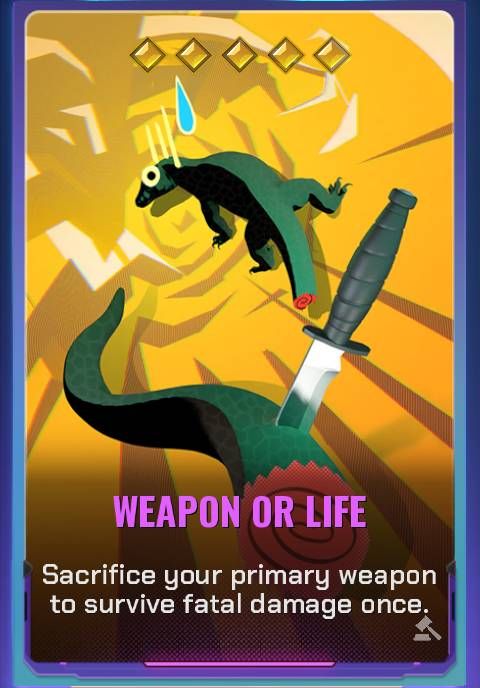 Weapon or Life Shard Card