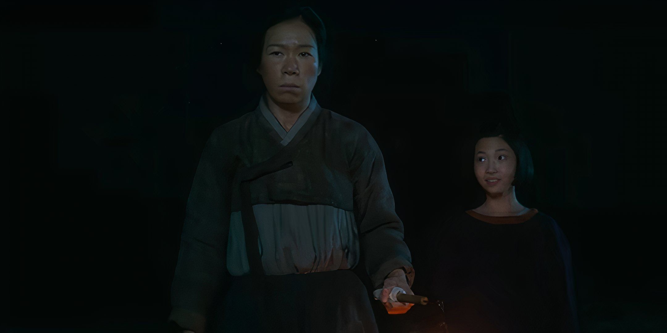 Ae-sun with her mother in When Life Gives You Tangerines.