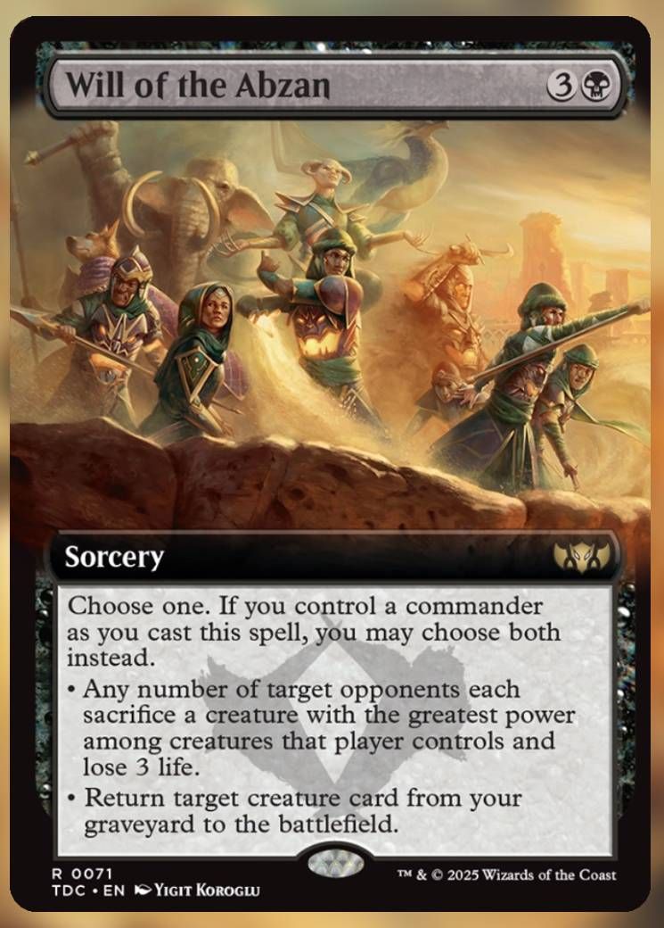 Will of the Abzan Alt Art