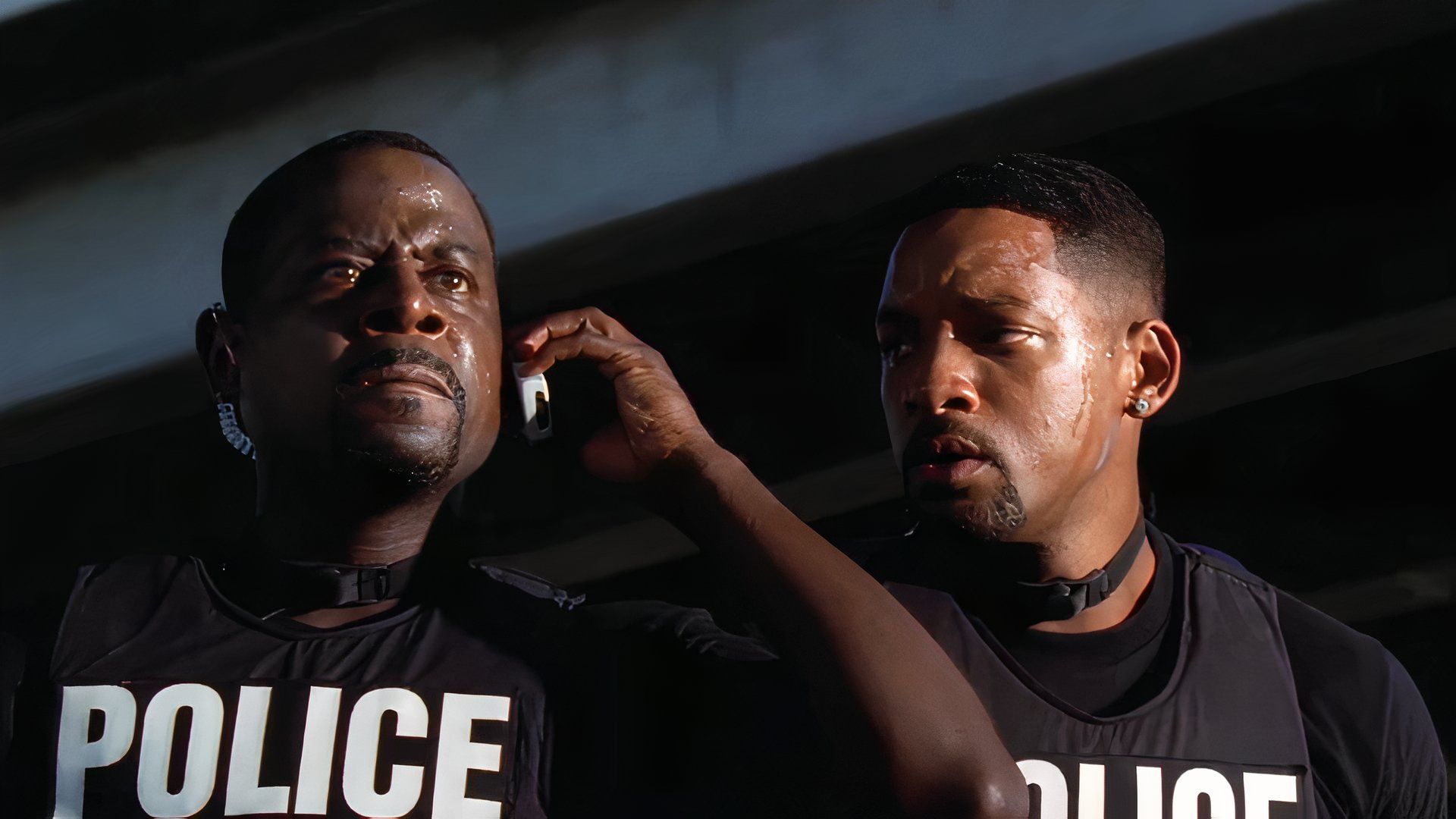 Will Smith as Mike Lauri and Martin Lawrence as Mark Bernate in Will Boys 2.