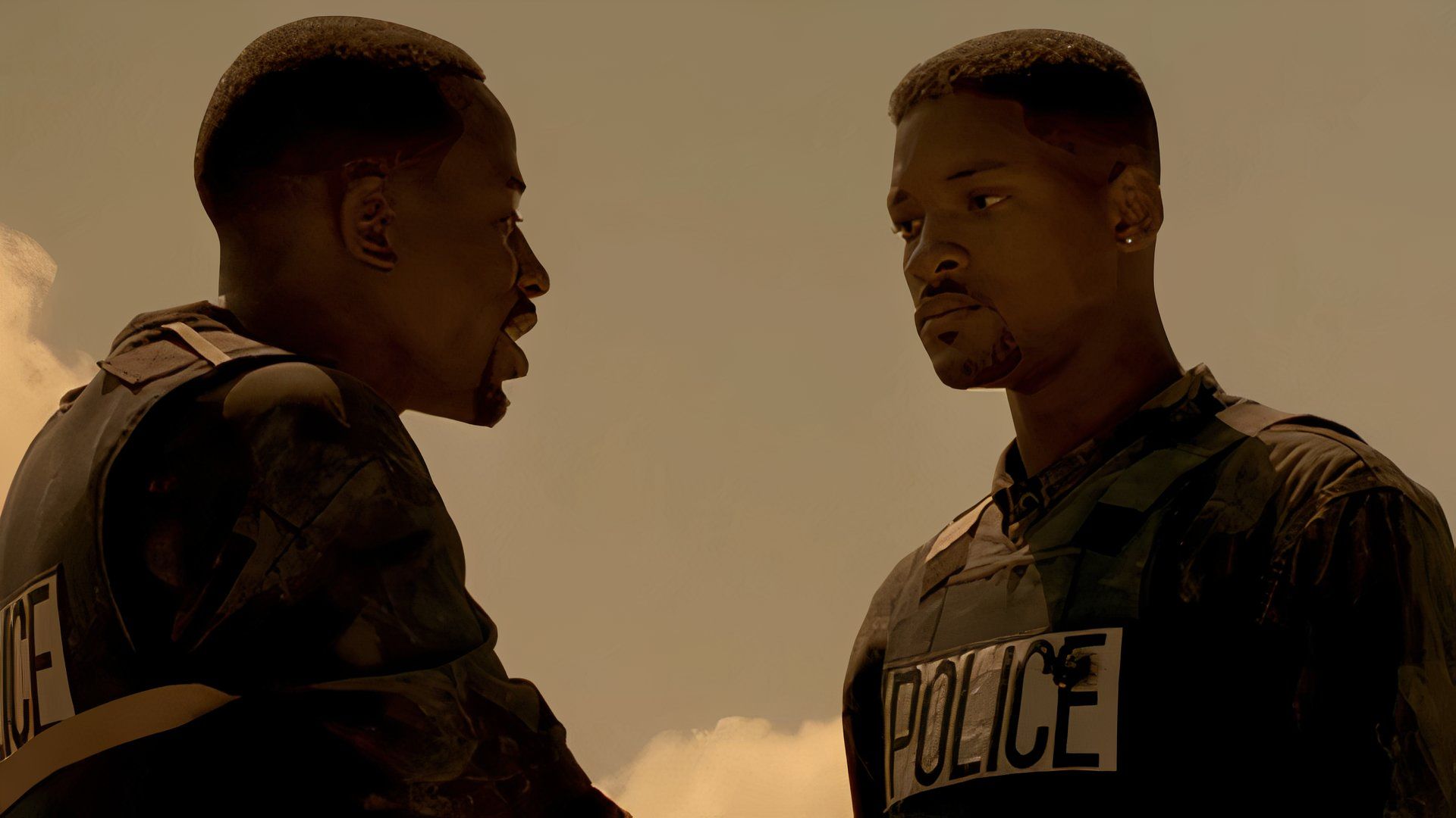 Will Smith Mike Lori and Martin Lawrence as Marx Bernate in Brays.