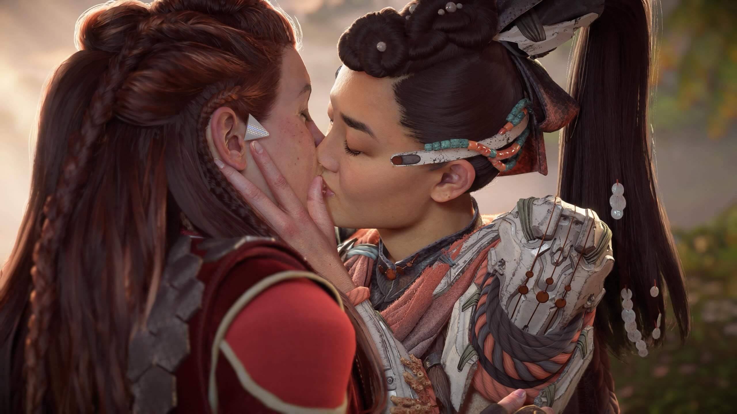 Alai's kiss with Sikica in the horizon: Burning Shore