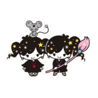 Lili and Lulu Magical Twin Comets Sanrio character on a white background.